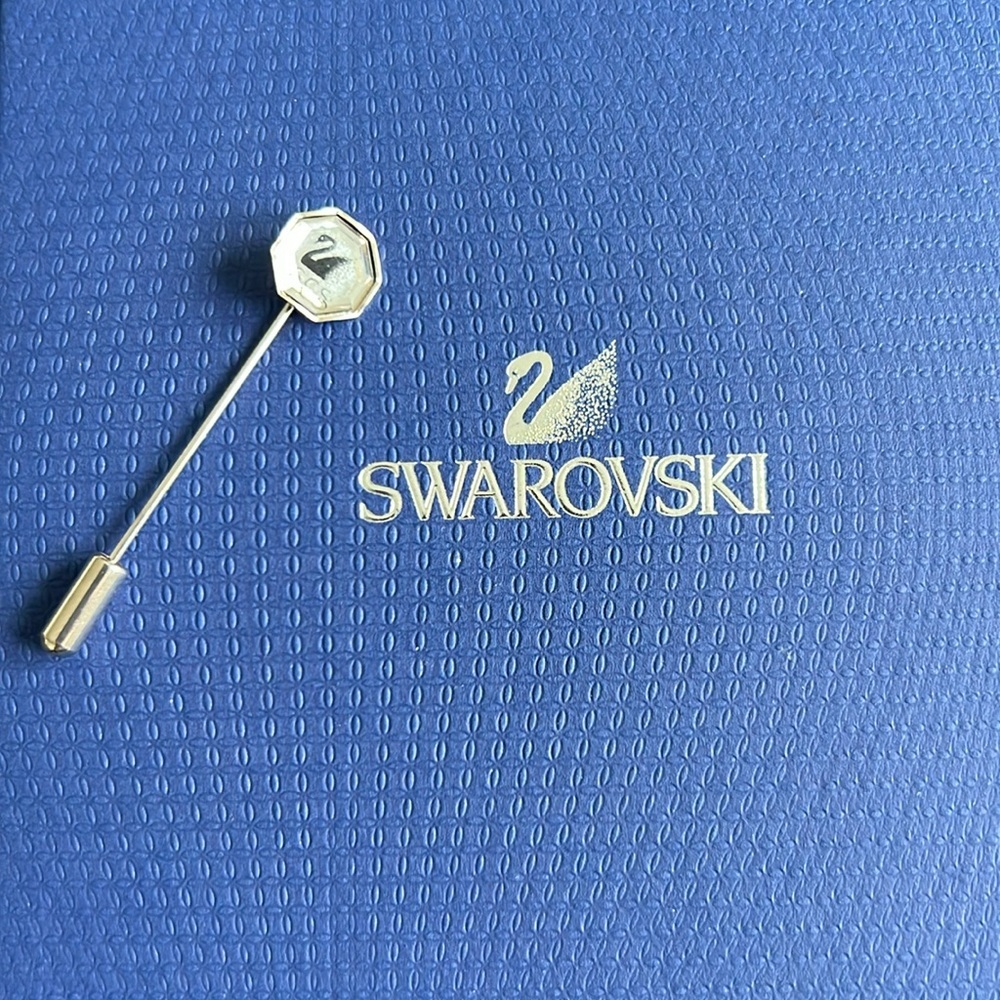 Swarovski Silver Pin